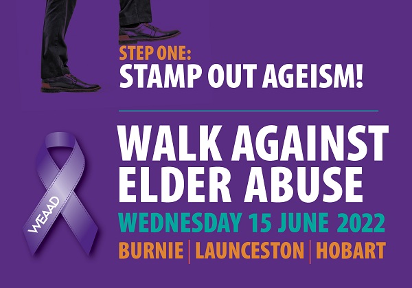 Walk Against Elder abuse tile